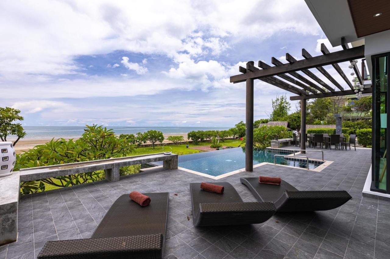 Beach Front 4 Bedroom Pool Villa VR HHQ Buitenkant foto
