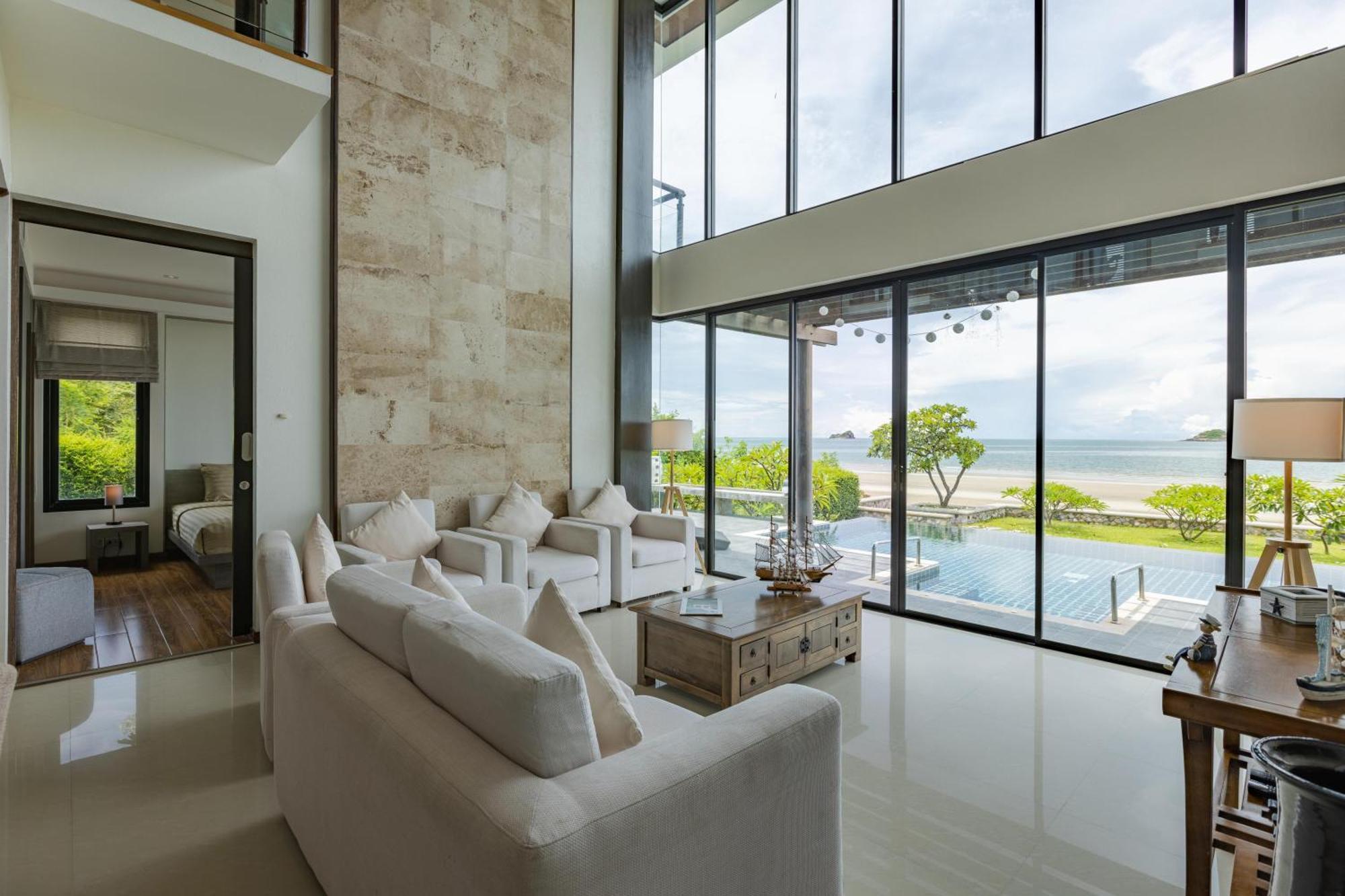 Beach Front 4 Bedroom Pool Villa VR HHQ Buitenkant foto
