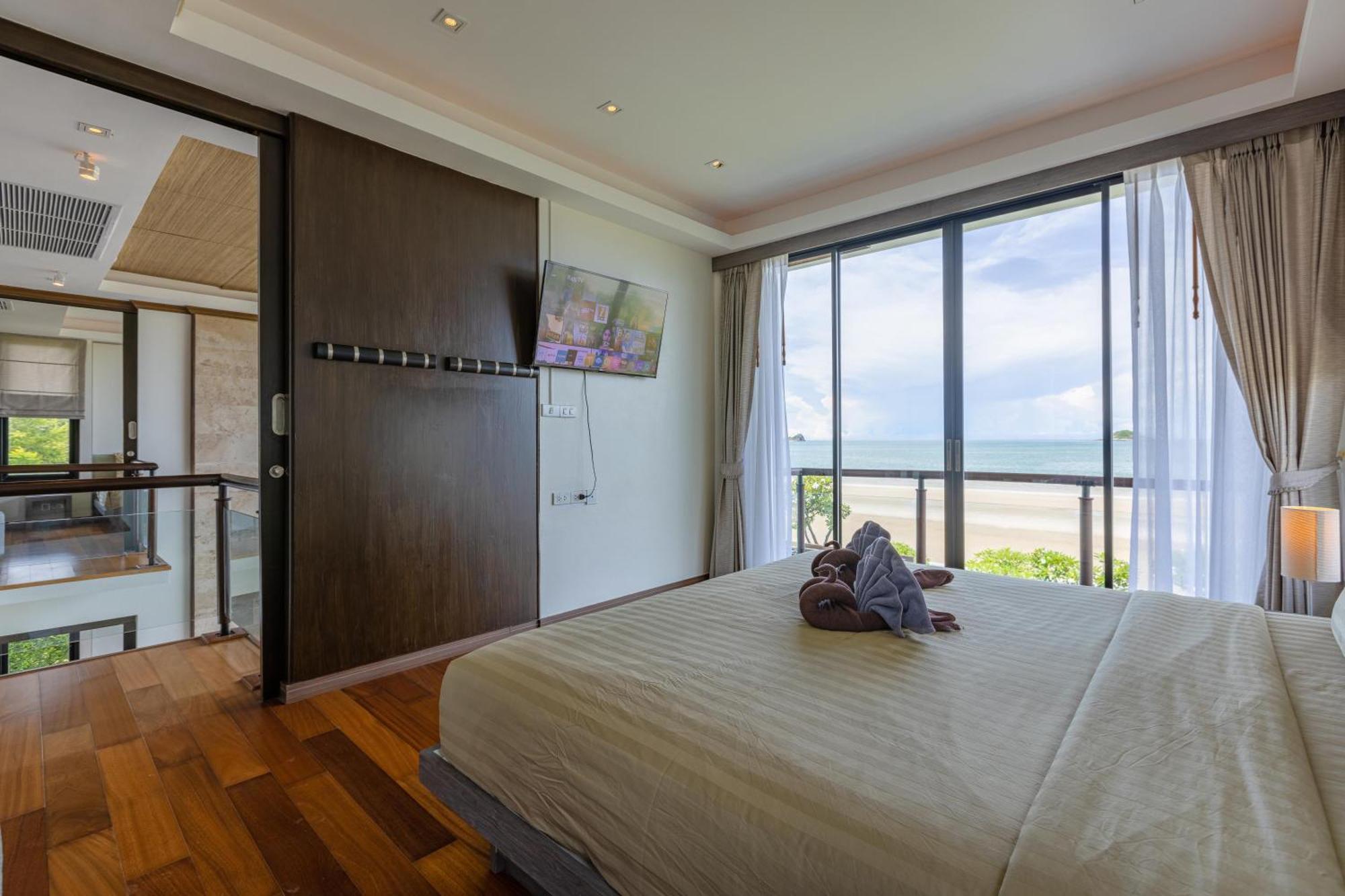 Beach Front 4 Bedroom Pool Villa VR HHQ Buitenkant foto