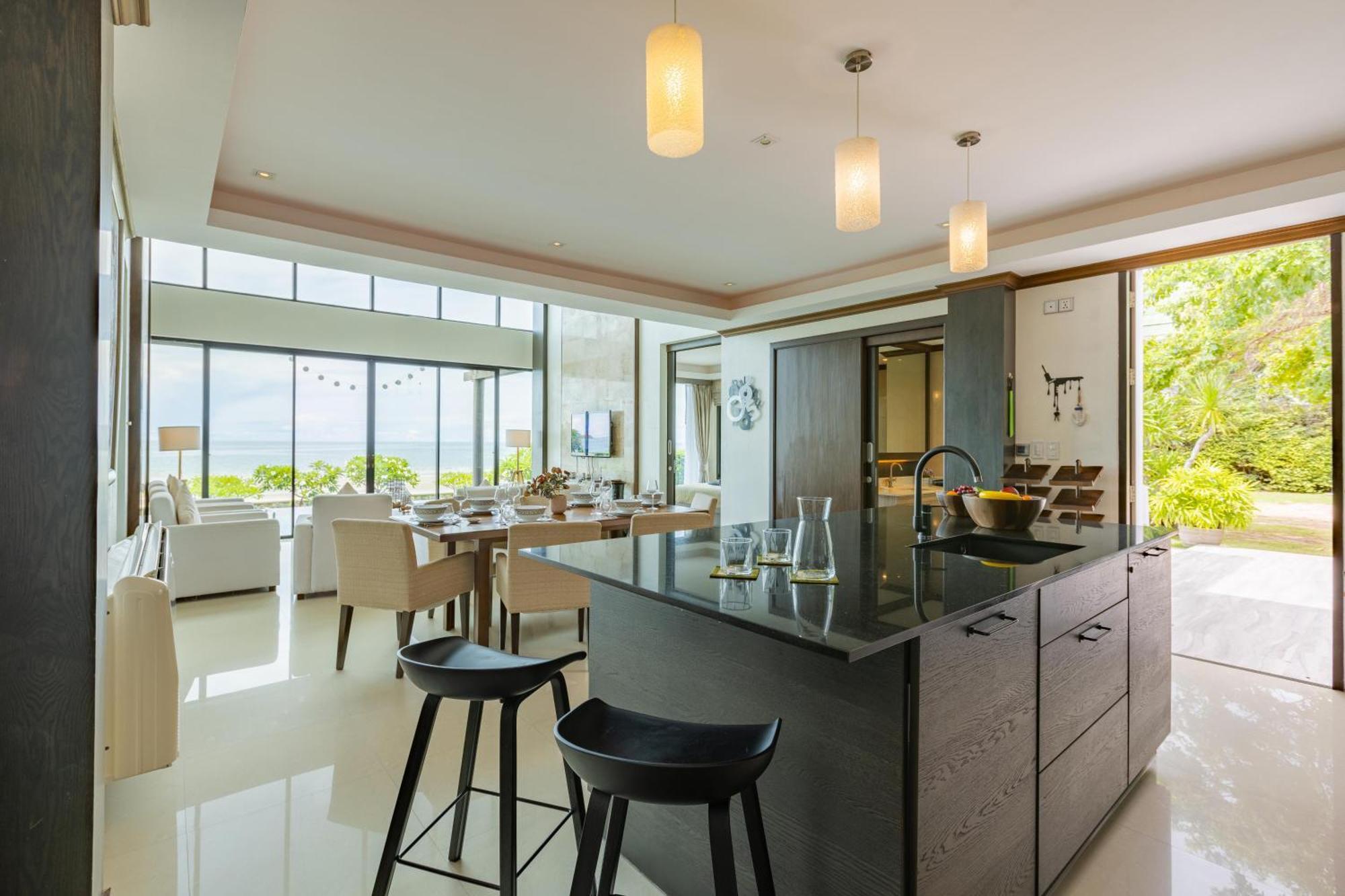 Beach Front 4 Bedroom Pool Villa VR HHQ Buitenkant foto