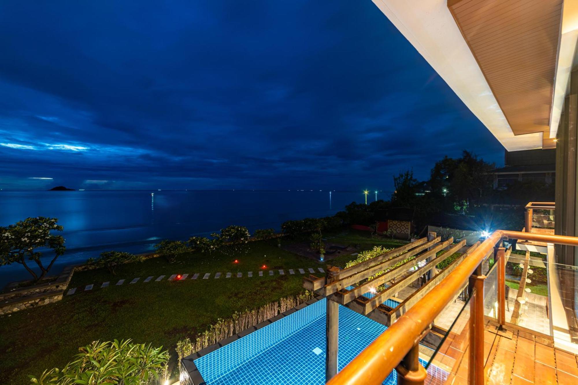 Beach Front 4 Bedroom Pool Villa VR HHQ Buitenkant foto